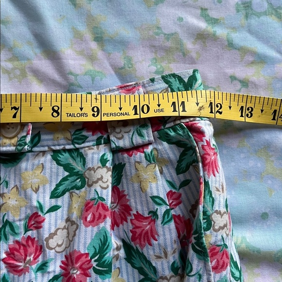 Vintage Pendleton | Floral & Striped Pencil Skirt XS Boho Retro 80s 90s - Picture 5 of 6
